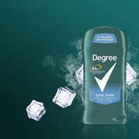 Desodorante antitranspirante masculino Degree 48 horas com proteção contra odores Cool Rush Desodorante masculino em bastão