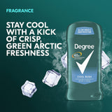 Desodorante antitranspirante masculino Degree 48 horas com proteção contra odores Cool Rush Desodorante masculino em bastão