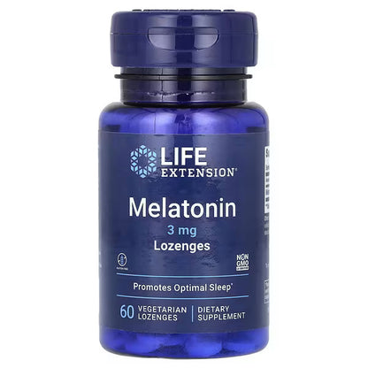 Life Extension, Melatonina, 3 mg, 60 Comprimidos Vegetarianos
