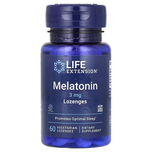 Life Extension, Melatonina, 3 mg, 60 Comprimidos Vegetarianos