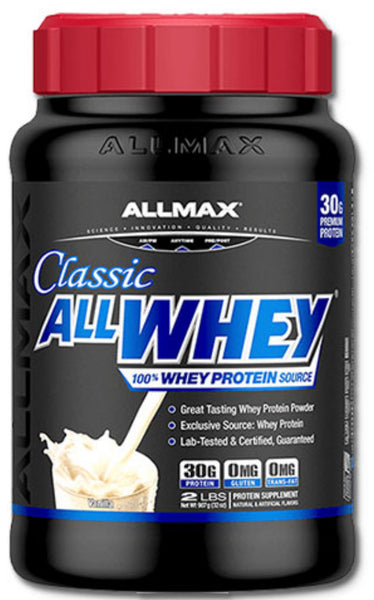 Classic AllWhey 100%whey protein source Baunilha