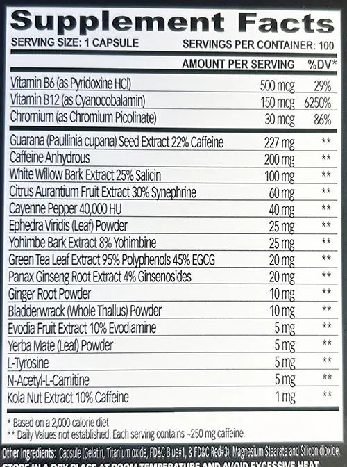 Cloma Pharma, Asia Black 25, 100 cápsulas