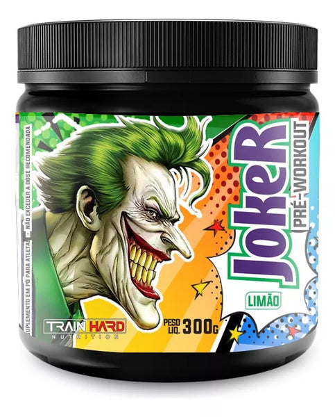 Joker Pre Workout 300g - Train Hard Nutrition Pré Treino Sabor Limão