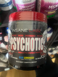 Insane Labz Psychotic, Pré-Treino de Alto Estímulo em pó, Energia Extrema e Duradoura, Foco e Resistência com Beta Alanina, Creatina Monohidratada e DMAE, 35 Porções