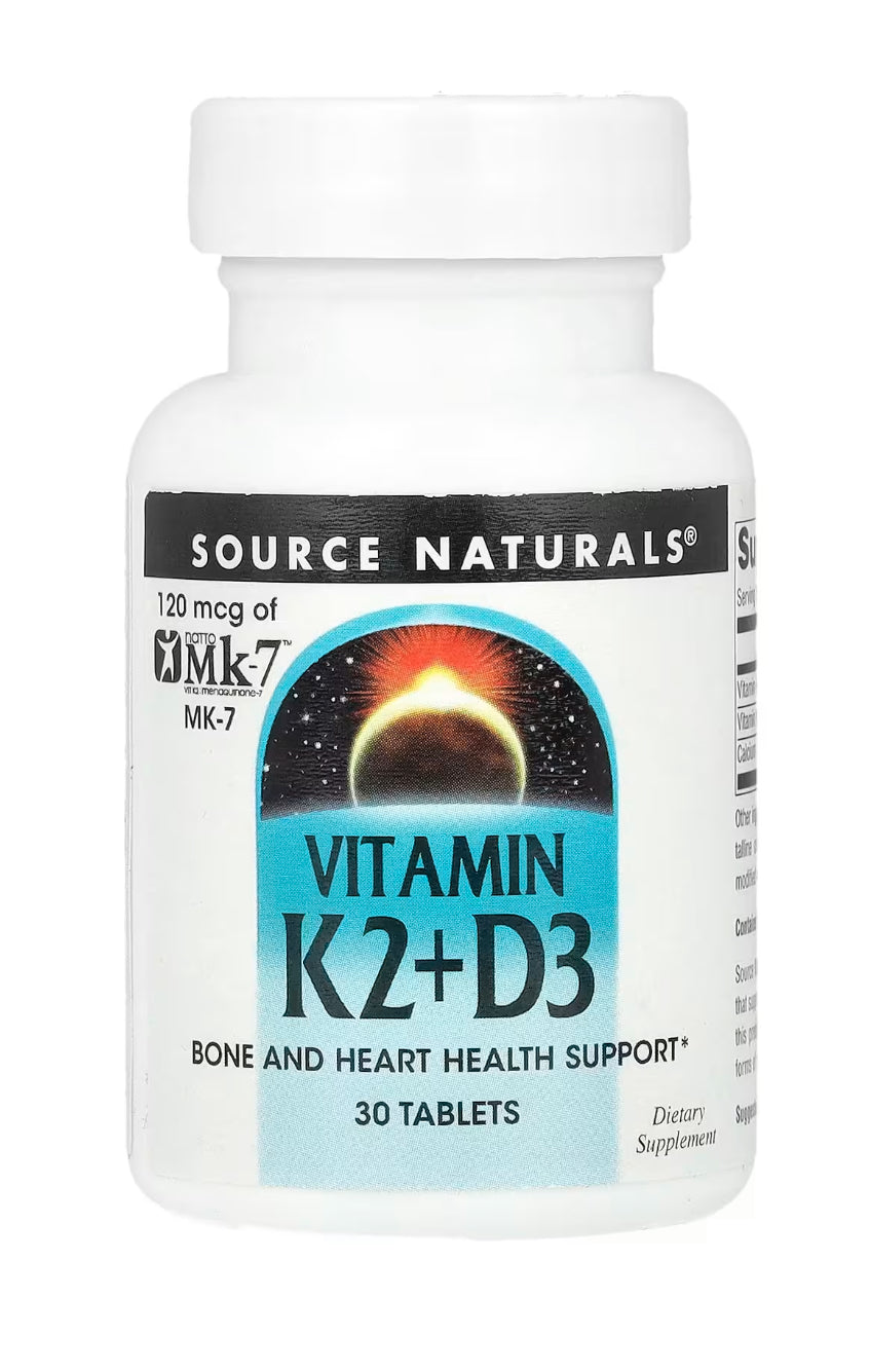Source Naturals, Vitamina K2-D3, 30 comprimidos
