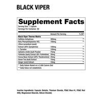 Dragon Pharma, Black Viper, 90 cápsulas