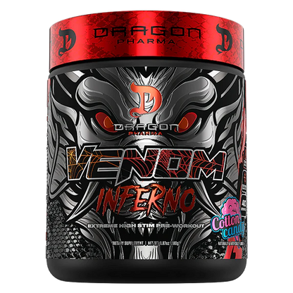 Dragon Pharma, Venom Inferno, 280g, Sabor Cotton Candy