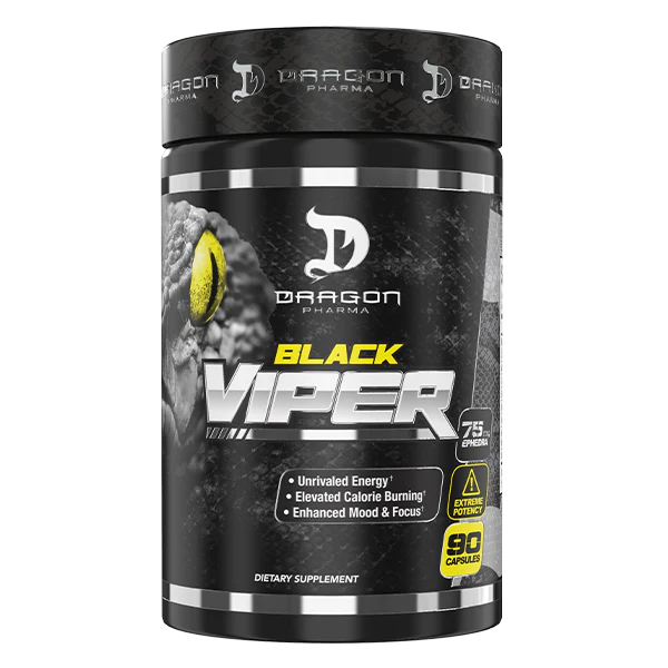 Dragon Pharma, Black Viper, 90 cápsulas
