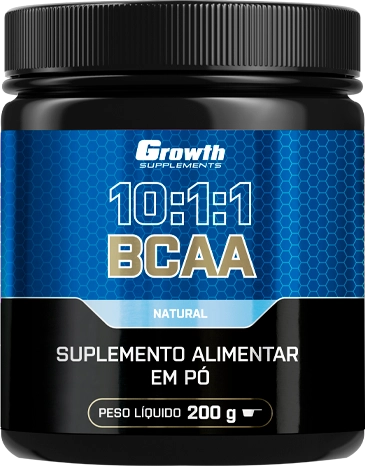 Growth Supplements, 10:1:1 BCAA, 200g, Sabor Limão