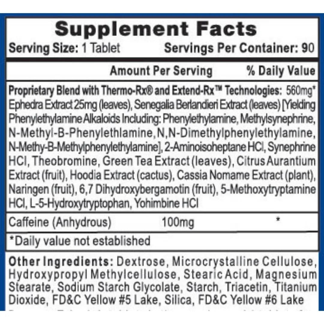 Hi-tech Pharmaceuticals, Lipodrene, 90 capsulas