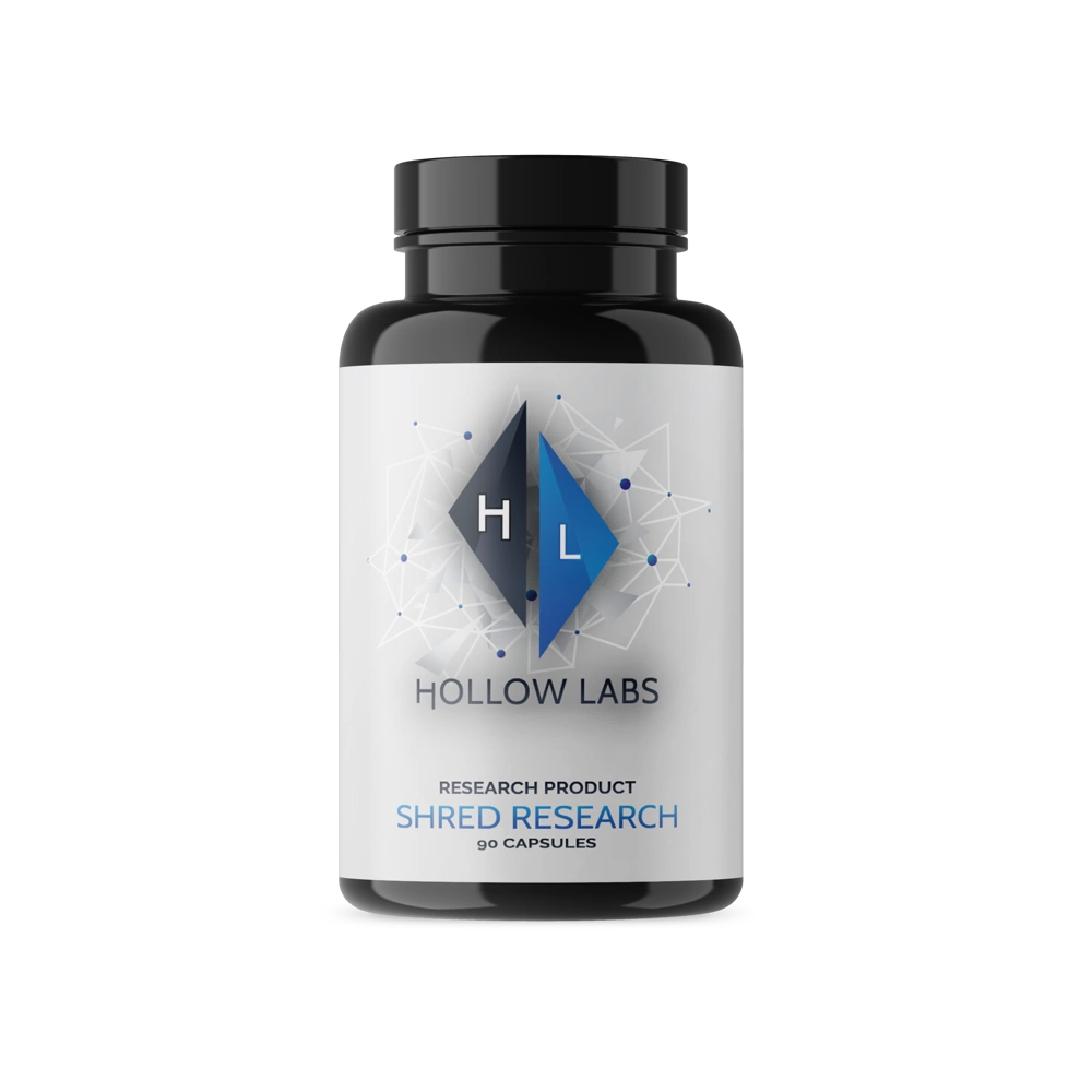 Shred Research Hollow Labs – MK-677 10mg + LGD-4033 5mg + RAD-140 10mg | Stack Avançado | 90 Cápsulas