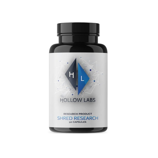 Shred Research Hollow Labs – MK-677 10mg + LGD-4033 5mg + RAD-140 10mg | Stack Avançado | 90 Cápsulas