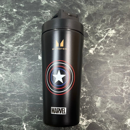 Shaker Metálico Capitão América MARVEL – Aço Inox | Estilo, Resistência e Performance