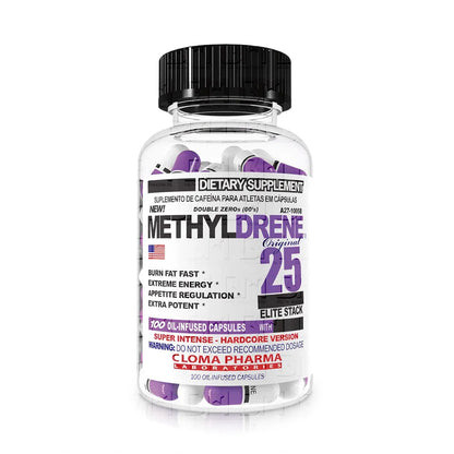 Cloma Pharma, Methyldrene Elite 25 Super Intense, 100 cápsulas
