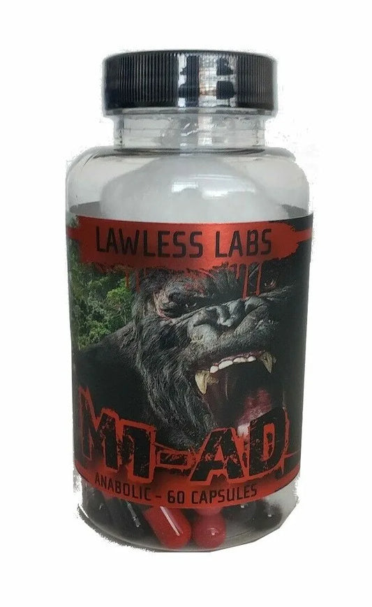 M1-AD, Lawless Labs, 20 mg, 60 cápsulas