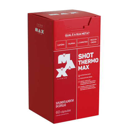 Max Titanium, Shot Thermo Max, 60 cápsulas