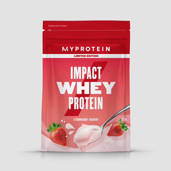 Myprotein® Impact Whey Protein Powder, creme de morango, 250g (10 porções)