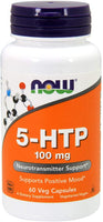 Now Foods, 5-HTP, 100 mg, 60 Cápsulas