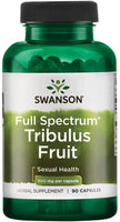 Swanson Full-Spectrum Tribulus Fruit 500 miligramos 90 Cápsulas