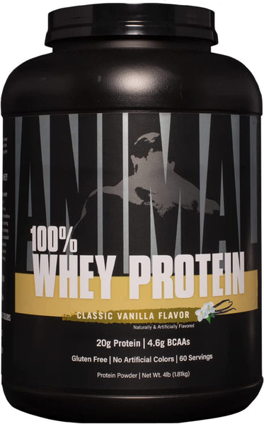Animal 100% Whey Protein Powder – Vanilla 60 doses