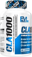 EVLution Nutrition, CLA1000, Controle de peso sem estimulantes, 180 cápsulas moles