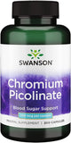 Swanson Chromium Picolinate - Suplemento natural que promove o metabolismo e o controle de peso - Suporta níveis saudáveis de açúcar no sangue já dentro da faixa normal - (200 cápsulas, 200mcg cada)