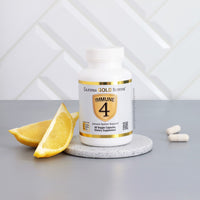 California Gold Nutrition Zinco + Selênio + Vitamina C + Vitamina D, Suporte ao Sistema Imunológico, 60 Cápsulas