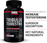 Force Factor Tribulus Terrestris Testosterone Booster 500 mg 60 Capsules