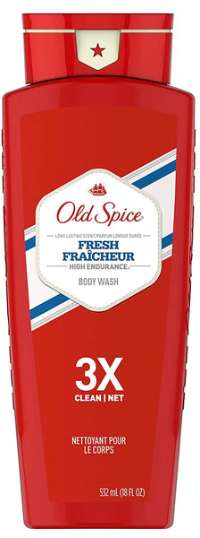 Old Spice High Endurance Fresh Scent Body Wash for Men, 18 Fl Oz