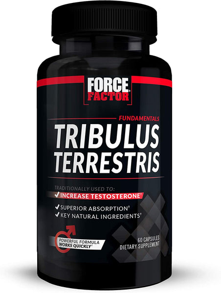 Force Factor Tribulus Terrestris Testosterone Booster 500 mg 60 Capsules