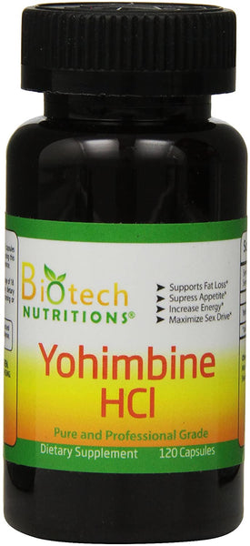 Biotech Nutritions Yohimbine HCl (3mg) 120 caps