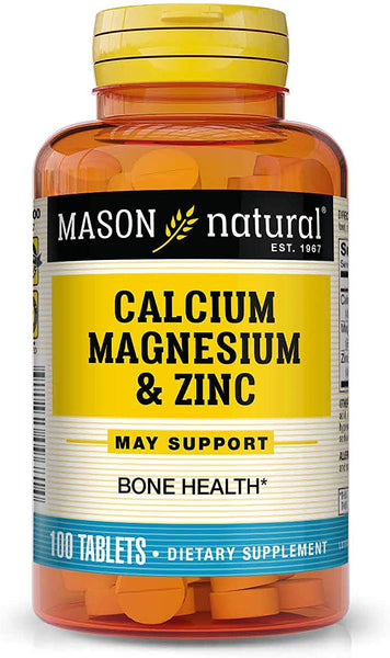 Vitaminas Mason Cálcio, Magnésio e Zinco 100Comprimidos