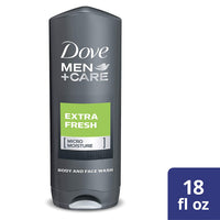 Dove Men+Care Body Wash, Extra Fresh, 18 Fl Oz