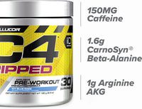 C4 Ripped Explosive Pre-Workout Icy Blue Razz 30 Servings