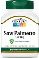 21st Century Saw Palmetto 450mg 60 Cápsulas