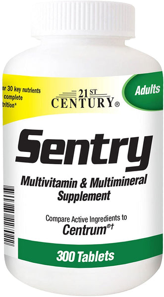 21st Century, Sentry, Multivitamin & Multimineral  300 Tablets
