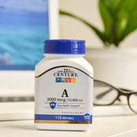 21st Century Vitamin A 3000 mcg (10000 IU) 110 Softgels