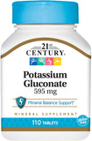 21st Century Potassium 595 mg Tablets, 110-Count