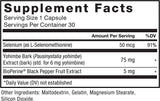Force Factor Yohimbine - 6 mg - 30 Capsules