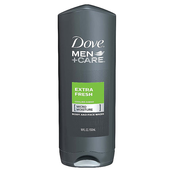 Dove Men+Care Body Wash, Extra Fresh, 18 Fl Oz