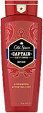Old Spice Red Collection Captain Scent Body Wash for Men, 473 ml