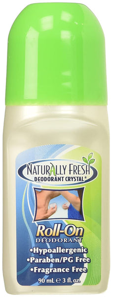 Naturally Fresh Deodorant Crystal Roll-On Fragrance Free 3 fl oz (90 ml)