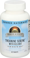 Source Naturals Serene Science Theanine Serene With Relora 60 Tablets