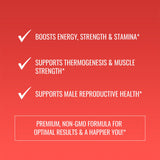 Nobi Nutrition, Reforço de Testosterona Premium, 90 Cápsulas