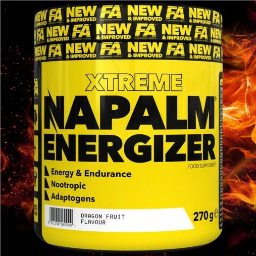 FA Nutrition Xtreme Napalm Energizer -270g manga-limão