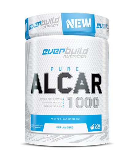 Everbuild Nutrition Alcar Acetyl L-Carnitine 200g Unflavoured  200 servings