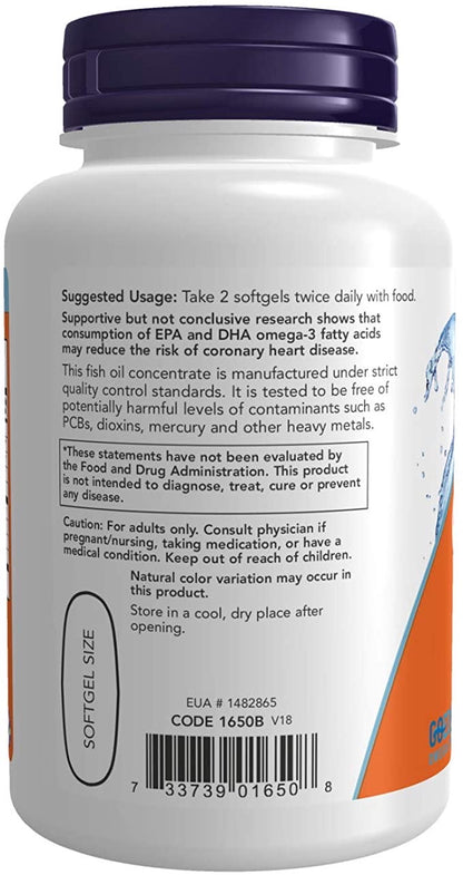 Ômega 3 (100 Softgels) - Now Foods