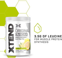 XTEND Original BCAA Powder Lemon Lime Squeeze | 7g BCAAs for Men & Women | 30 Servings