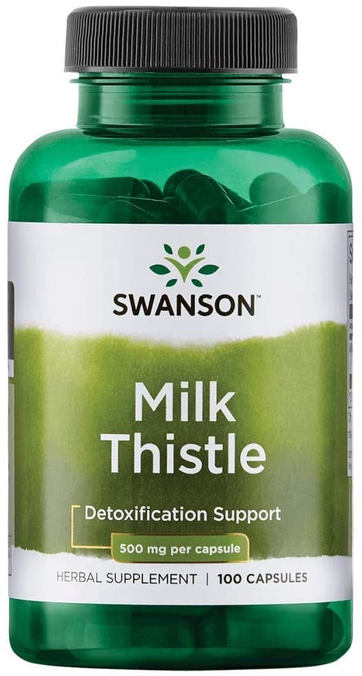 Swanson, Spectrum Milk Thistle, 500 mg, 100 cápsulas