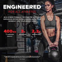 Pre Workout + Weight Loss | Six Star PreWorkout Explosion Ripped | Pre Workout Powder for Men & Women | Watermelon, 30 Serv